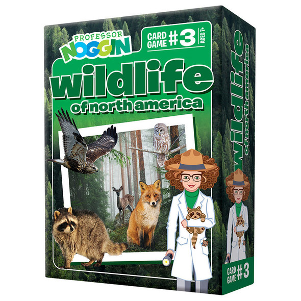 OakridgeStores.com | Outset Media Games - Prof Noggins - Wildlife of North America - Card Game #3 (OM11403) 625012104135