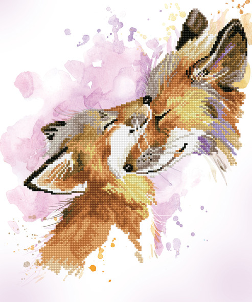 OakridgeStores.com | Diamond Dotz Diamond Embroidery Facet Art Kit 16.5"X19.7" - Fox Bliss (DD8013) 4895225913152