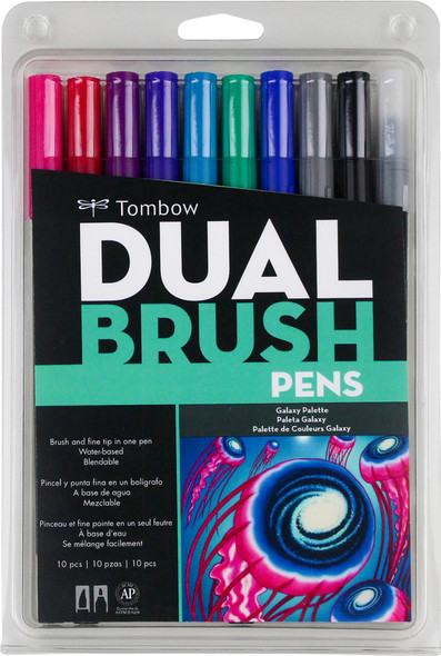 OakridgeStores.com | Tombow Dual Brush Pens 10/Pkg - Galaxy (DBP10-56188) 085014561884
