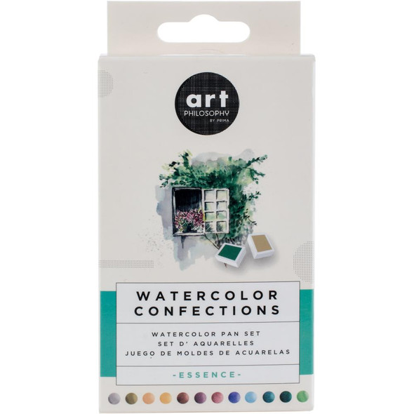 OakridgeStores.com | Prima Marketing - Watercolor Confections Watercolor Pans 12/Pkg - Essence (631543) 655350631543