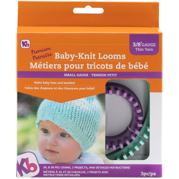 OakridgeStores.com | Knitting Board - Baby Knit Looms 2/Pkg - Sizes 56 & 24 Peg (KB8200) 890531001870