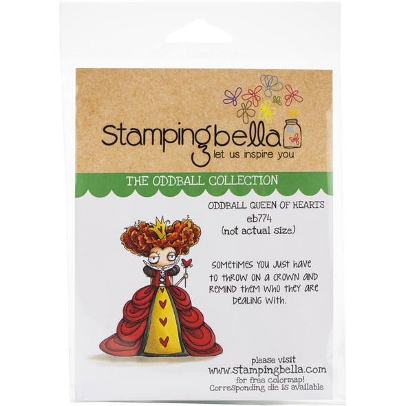 OakridgeStores.com | Stamping Bella Cling Stamps - Oddball Queen Of Hearts (EB774) 666307907741