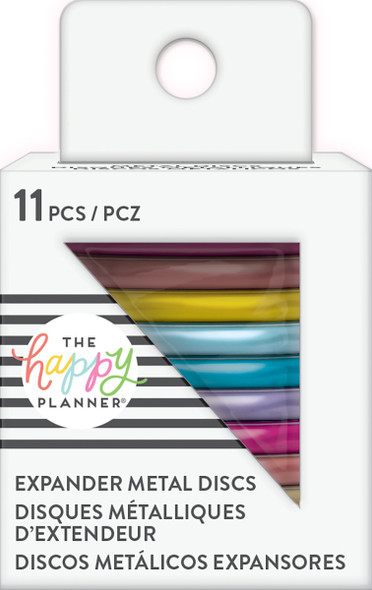 OakridgeStores.com | Happy Planner Mini Metal Expander Discs 11/Pkg - Rainbow (RINDS-08) 673807612235