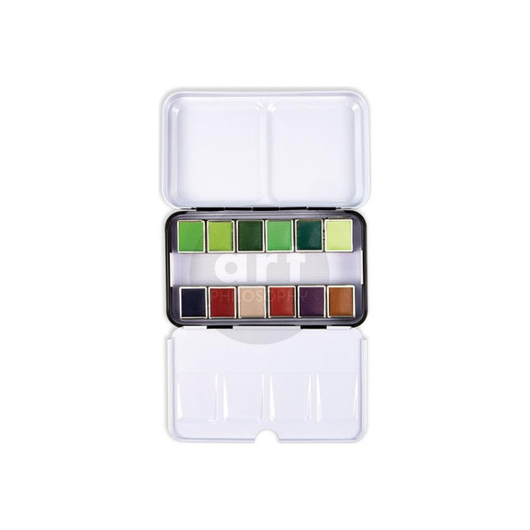 OakridgeStores.com | Prima Marketing - Watercolor Confections Watercolor Pans 12/Pkg - Terrain (639785) 655350639785