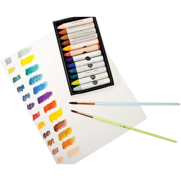 OakridgeStores.com | Prima Art Philosophy Water Soluble Oil Pastels 12/Pkg - Rustic (631932) 655350631932