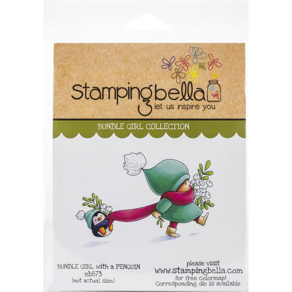 OakridgeStores.com | Stamping Bella Cling Stamps - Bundle Girl W/Penguin (EB873) 666307908731