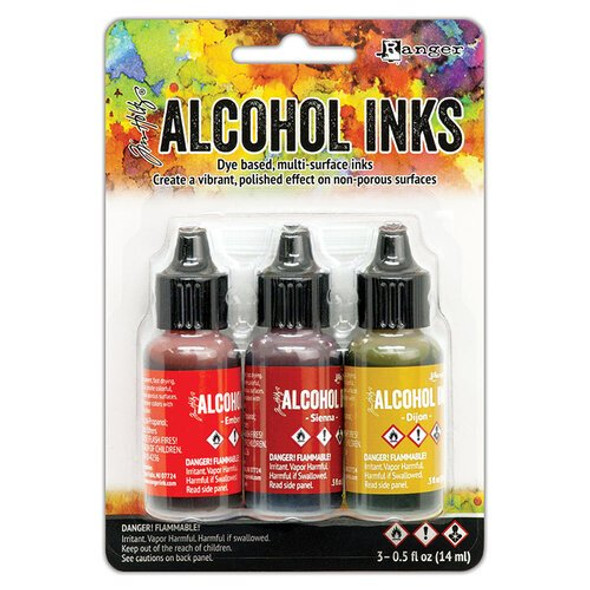 OakridgeStores.com | Tim Holtz Ranger - Alcohol Ink .5oz 3/Pkg - Orange/Yellow Spectrum (TAK-69645) 789541069645