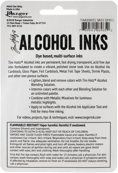 OakridgeStores.com | Tim Holtz Ranger - Alcohol Ink .5oz 3/Pkg - Mint/Green Spectrum (TAK-69652) 789541069652