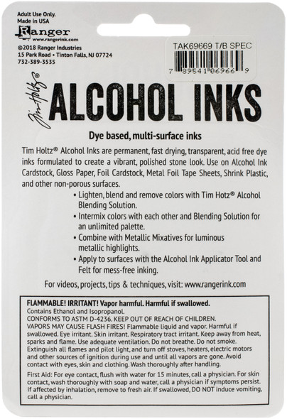 OakridgeStores.com | Tim Holtz Ranger - Alcohol Ink .5oz 3/Pkg - Teal/Blue Spectrum (TAK-69669) 789541069669