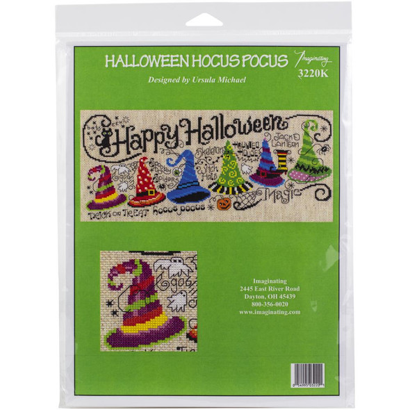 OakridgeStores.com | Imaginating Counted Cross Stitch Kit 14.4"X5" - Halloween Hocus Pocus (14 Count) (I3220) 054995032201