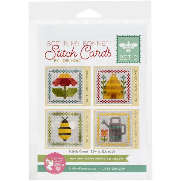 OakridgeStores.com | It's Sew Emma Stitch Cards 4/Pkg - Set D (ISE413) 602573579718