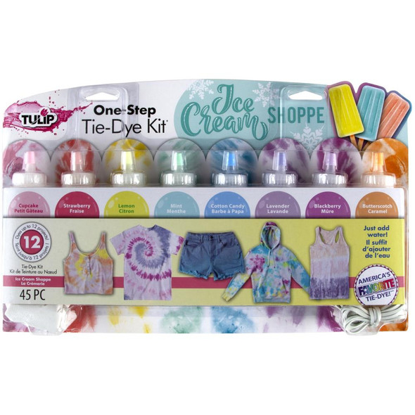 OakridgeStores.com | Tulip Fabric Tie-Dye Kit - Ice Cream Shoppe (44269) 017754442697