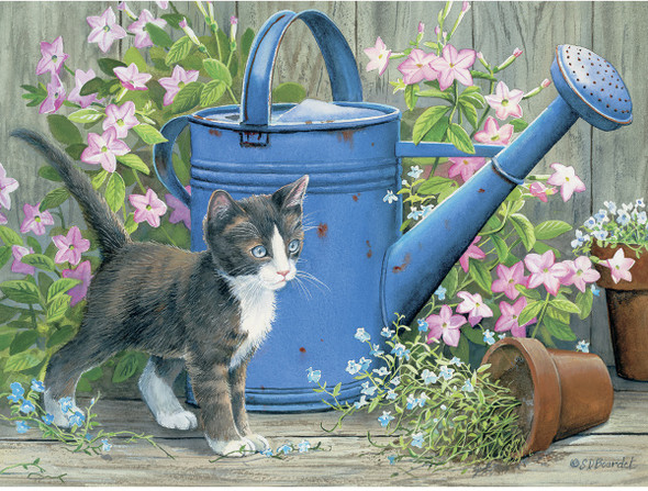 OakridgeStores.com | LANG - Gardener's Assistant (cat) Jigsaw Puzzle 500 Pieces 24"X18" (50391-58) 739744191834