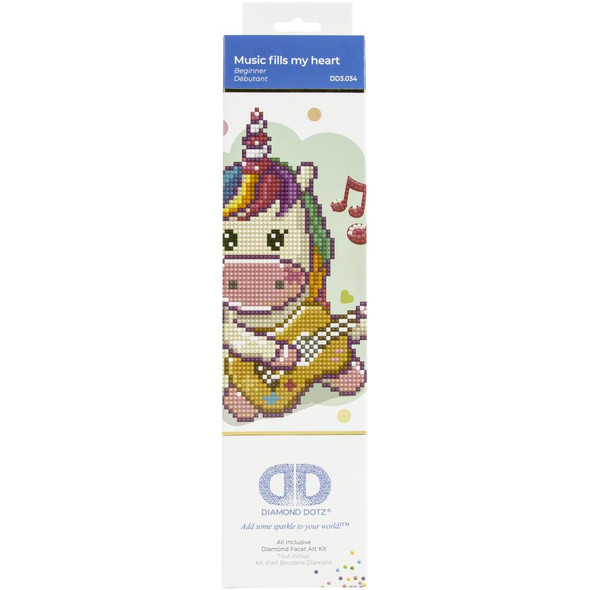 OakridgeStores.com | Diamond Dotz Diamond Embroidery Facet Art Kit 9"X9" - Magic Fills My Heart (DD3034) 4895225914944
