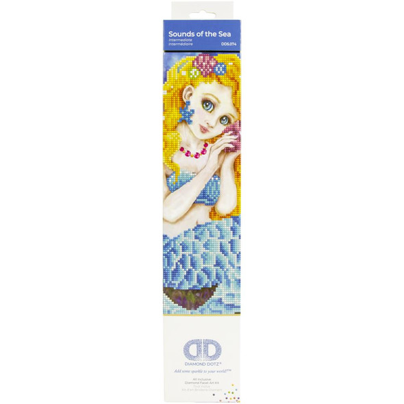 OakridgeStores.com | Diamond Dotz Diamond Embroidery Facet Art Kit 11"X14" - Sounds Of The Sea (DD5074) 4895225915019