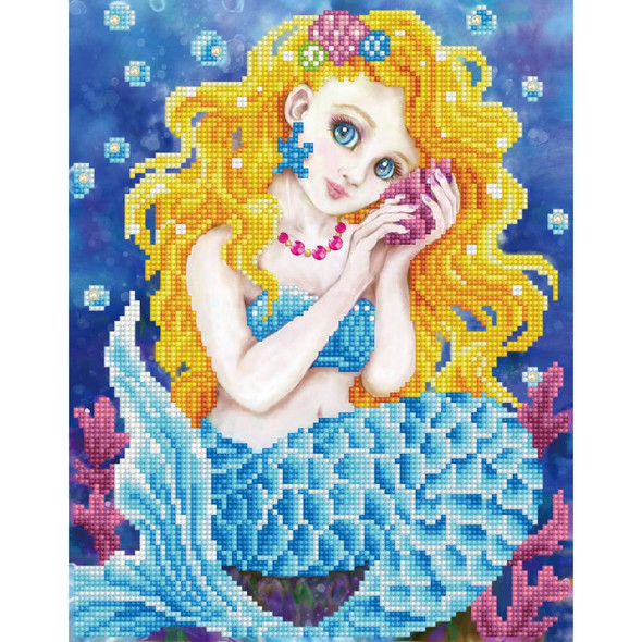 OakridgeStores.com | Diamond Dotz Diamond Embroidery Facet Art Kit 11"X14" - Sounds Of The Sea (DD5074) 4895225915019