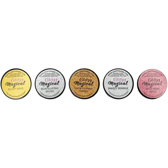 OakridgeStores.com | Lindy's Stamp Gang - Flat Glitzy Magicals .25oz 5/Pkg - Glitzy Magicals (MAG-GLTZ-1) 818495015849