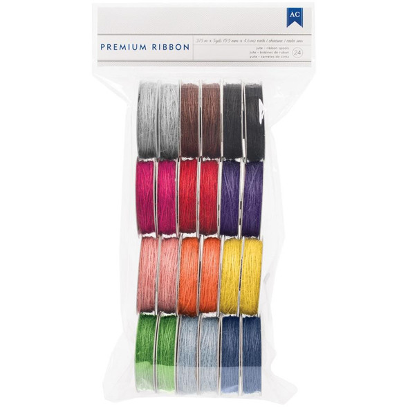 OakridgeStores.com | American Crafts - Jute Twine Ribbon Value Pack 24/Pkg (89424) 718813894241