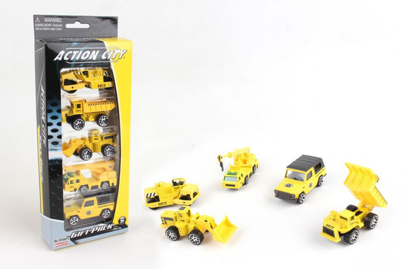 OakridgeStores.com | DARON - Die Cast Toy Construction Vehicle - 5 Piece Gift Pack (RT38814) 606411388142