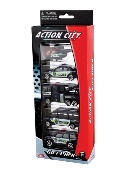 OakridgeStores.com | DARON - Die Cast Toy Police Department Vehicle - 5 Piece Gift Pack (RT38872P) 606411000112