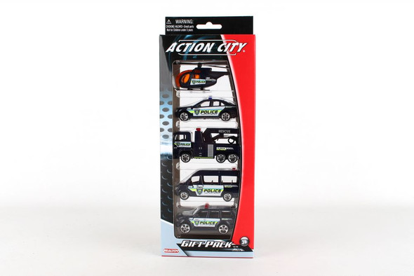 OakridgeStores.com | DARON - Die Cast Toy Police Department Vehicle - 5 Piece Gift Pack (RT38872P) 606411000112