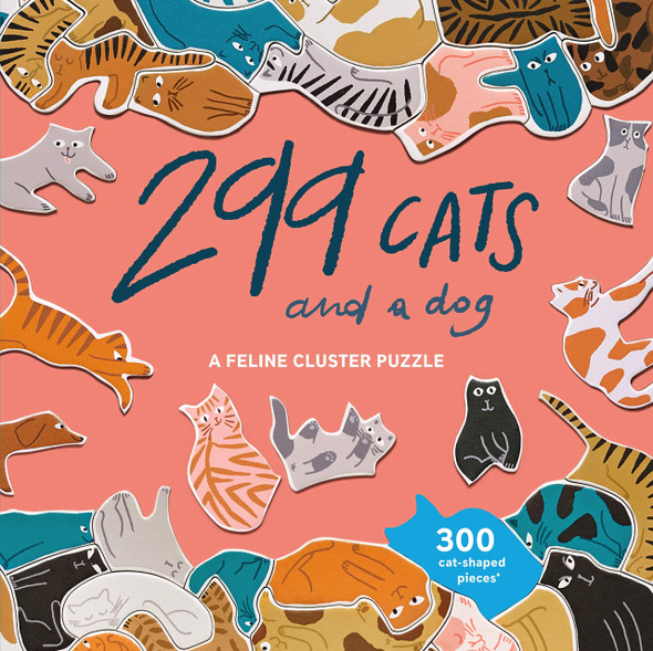 Chronicle Books - 299 Cats (and a dog) Cluster Jigsaw Puzzle (CB9781786276582)