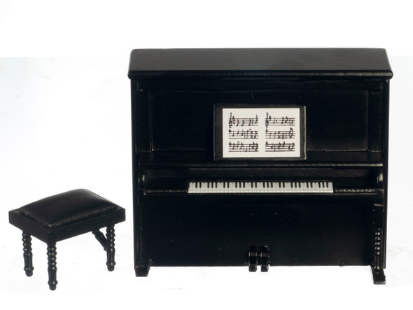 OakridgeStores.com | Piano with Bench, Black (AZD7082)