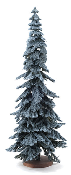 OakridgeStores.com | Spruce Tree on Disc Base, 10 Inch Tall, Blue (CAST0110)