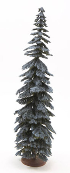 OakridgeStores.com | Spruce Tree on Disc Base, 12 Inch Tall, Blue (CAST0112)