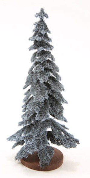 OakridgeStores.com | Spruce Tree on Disc Base, 6 Inch Tall, Blue (CAST016)