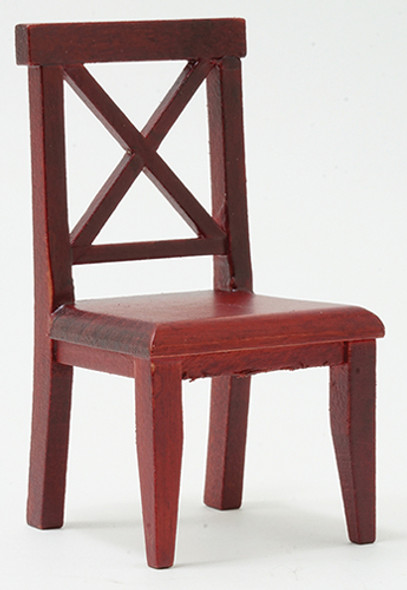OakridgeStores.com | Cross Buck Chair, Mahogany (CLA10005) 731851100051