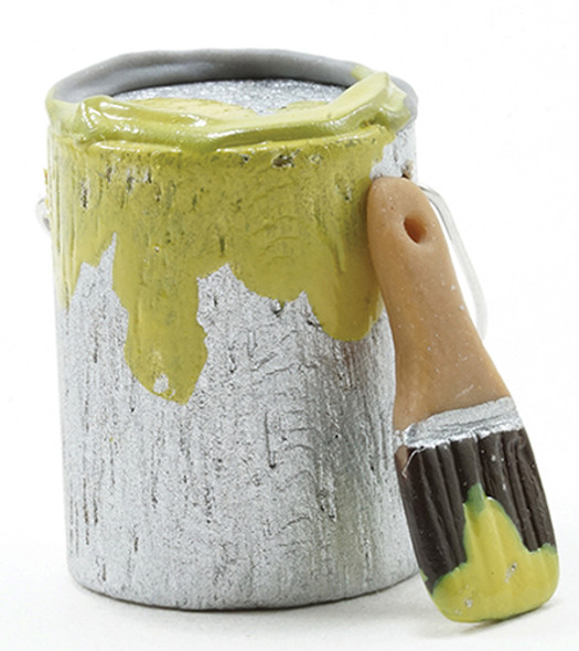 OakridgeStores.com | Paint Can and Brush Set, Yellow (IM65647)