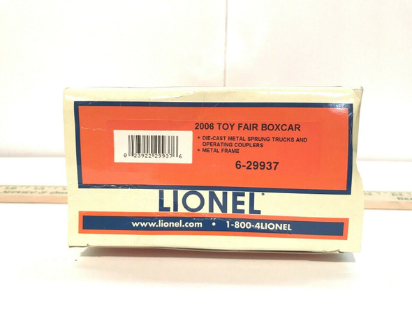 OakridgeStores.com | Lionel O Scale 2006 Toy Fair Boxcar #6-29937  - NIB