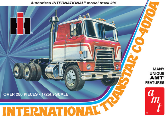 OakridgeStores.com | AMT - International Transtar CO-4070A - Plastic Model Truck Kit 849398042489