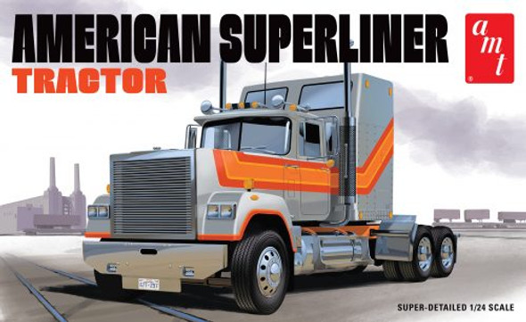 OakridgeStores.com | AMT - American Superliner Semi Tractor 1:24 - Plastic Model Truck Kit 849398046616