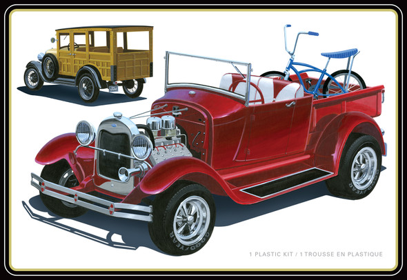 OakridgeStores.com | AMT - 1929 Ford Woody Pickup - Plastic Model Car Kit 849398048948