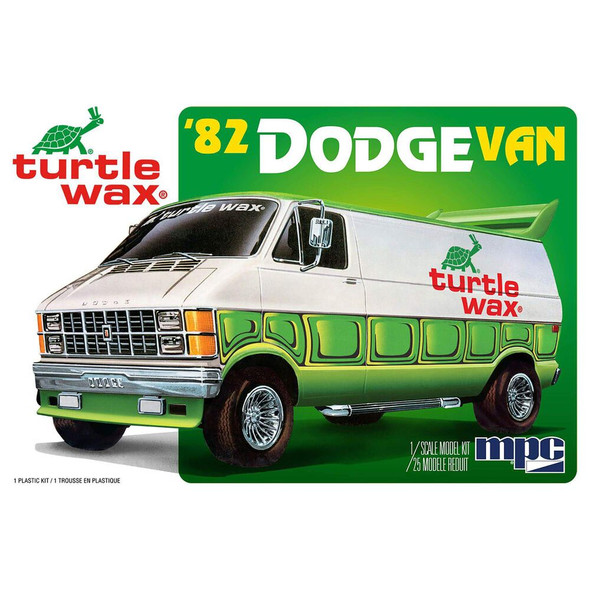 AMT MPC - 1982 Turtle Wax Dodge Van Custom - Plastic Model Car Kit (MPC943M)