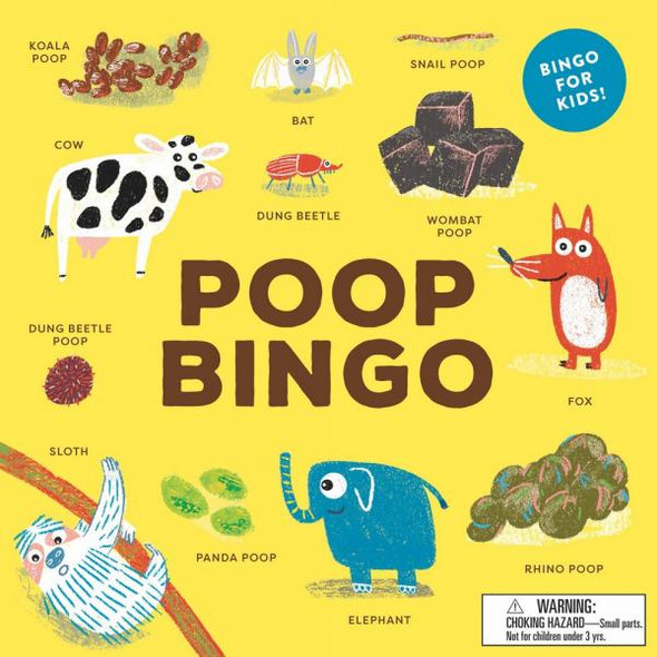 OakridgeStores.com | CHRONICLE BOOKS - Poop Bingo For Kids 9781786277473