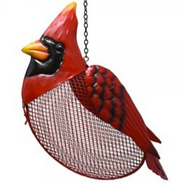 OakridgeStores.com | GIFT ESSENTIALS - Cardinal Mesh Seed Feeder 645194083349