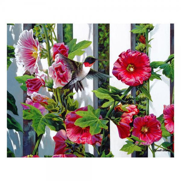 OakridgeStores.com | GIFT ESSENTIALS - Hollyhocks 1000 Piece Puzzle 645194083547