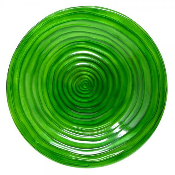 OakridgeStores.com | SONGBIRD ESSENTIALS - Hunter Green Glass Birdbath 645194021303