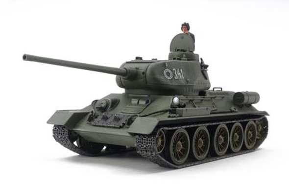 OakridgeStores.com | TAMIYA - 1/48 Russian Med Tank T34/85 - Plastic Model Kit 4950344325993