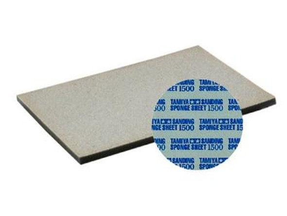 OakridgeStores.com | TAMIYA - Modeling Supplies - Sanding Sponge Sheet 1500 4950344871506