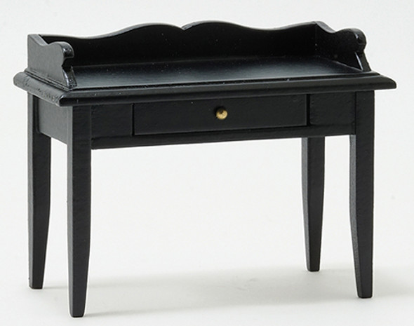 OakridgeStores.com | CLASSICS DOLLHOUSE - Desk - Black - 1" Scale Dollhouse Miniature (10018) 731851100181