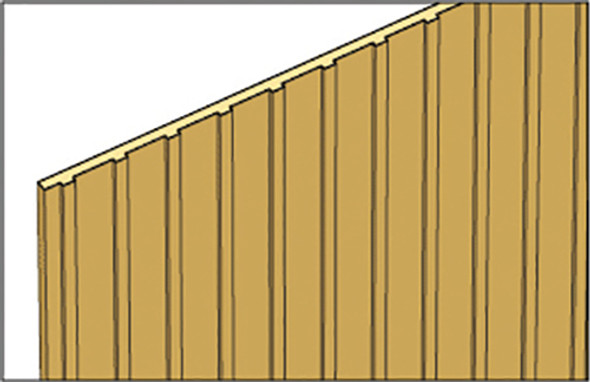 OakridgeStores.com | NORTHEASTERN SCALE - Basswood Board & Batten - 3/4" Spacing - 24" Long - 1" Scale Dollhouse Miniature (409)