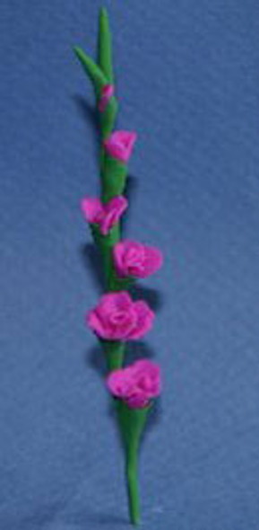 OakridgeStores.com | RAINDROP - Purple Gladiolus - 1" Scale Dollhouse Miniature (113)