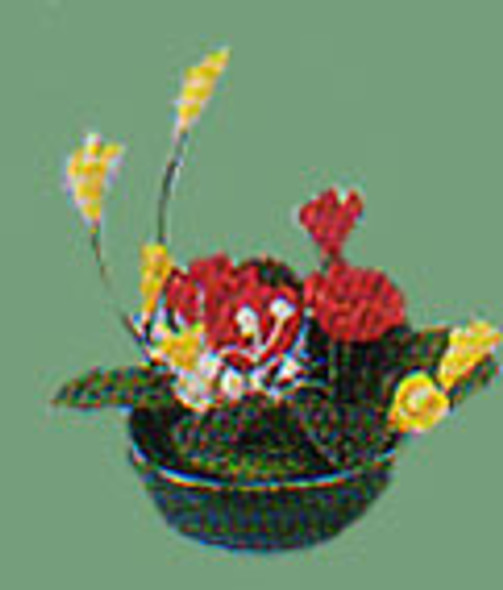 OakridgeStores.com | VEMARS - Mini Flower Arrangement - 1" Scale Dollhouse Miniature (F2044B)