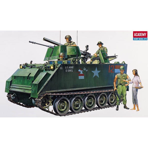 OakridgeStores.com | ACADEMY - U.S. M113A1 APC (VIETNAM) Tank 1:35 Scale Plastic Military Model Kit (13266) 603550013898
