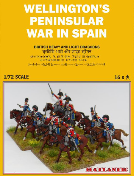 OakridgeStores.com | HAT INDUSTRIE - Napoleonic British Dragoons Sampler Scale Plastic Military Figures Kit (8340) 696957083403