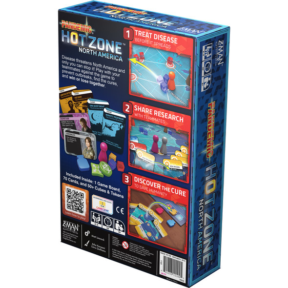 OakridgeStores.com | Pandemic: Hot Zone - North America - Cooperative Card Game (ZM7141) 841333111045